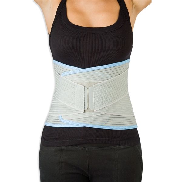 BodyMedics Adjustable Deep Breathable Lumbar Support Brace for Injury Recovery