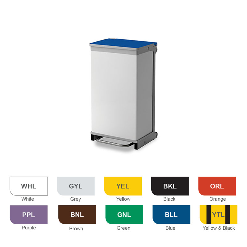 Bristol Maid 75Litre Silent HandsFree and RustFree Medical Bin with