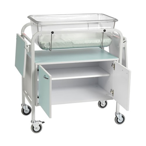 Bristol Maid Fixed Height Baby Crib With Large Cupboard Health