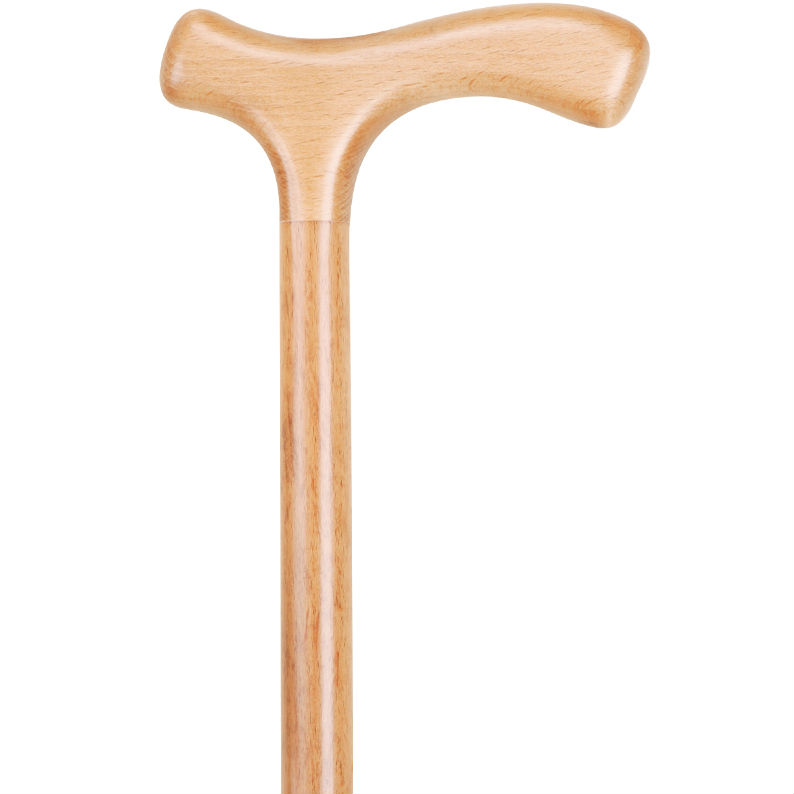 Economy Beech Crutch Handle Wooden Walking Stick Health and Care