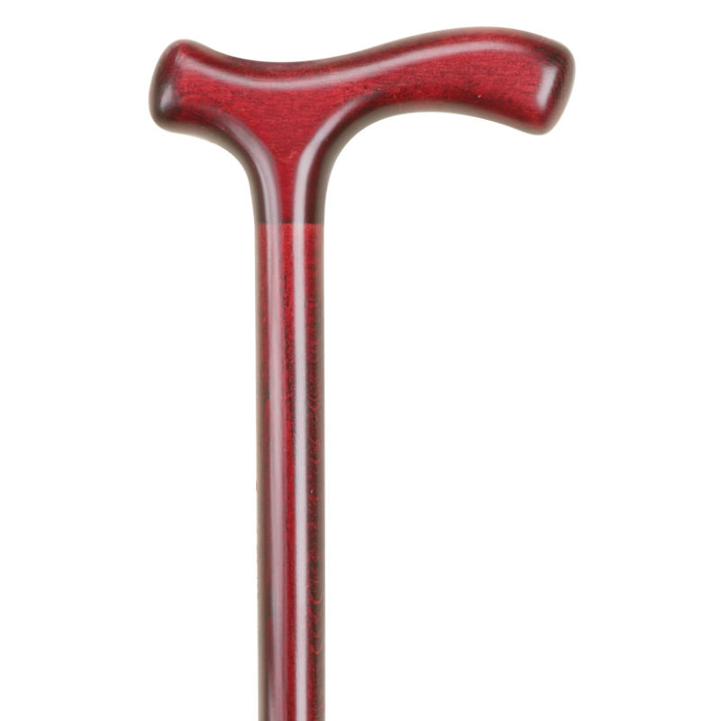 Mahogany Crutch Handle Wooden Walking Stick Health and Care
