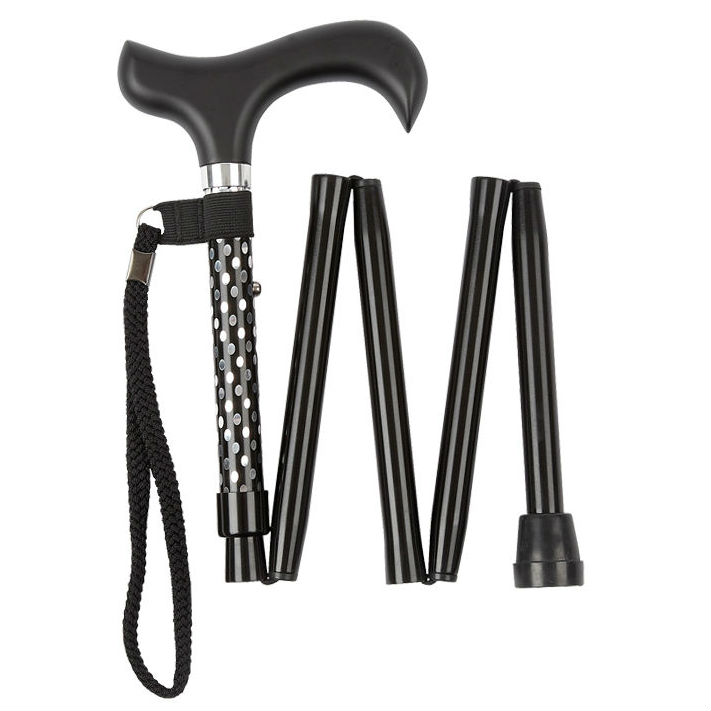 walking stick ADJUSTABLE ALUMINIUM FOLDING WALKING STICK AID