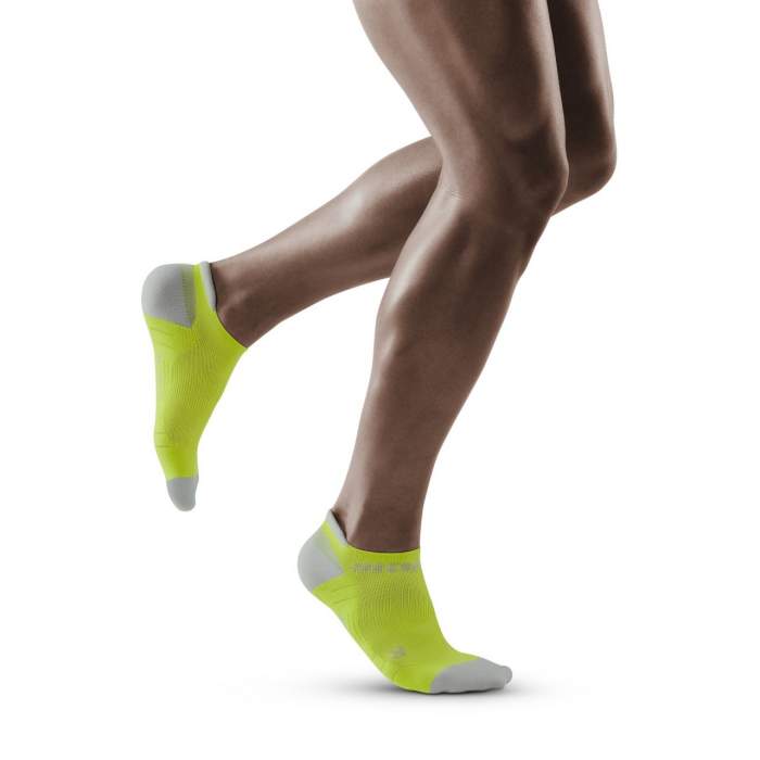 CEP Men's Lime 3.0 No Show Compression Socks Health and Care