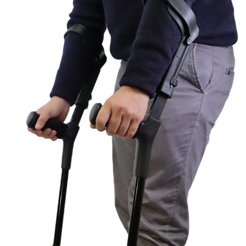Cool Crutches Black Crutches (Pair) Health and Care
