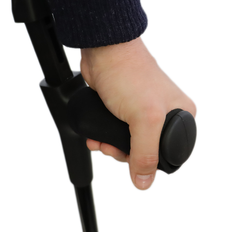 Cool Crutches Black Crutch (Left Handed) Health and Care