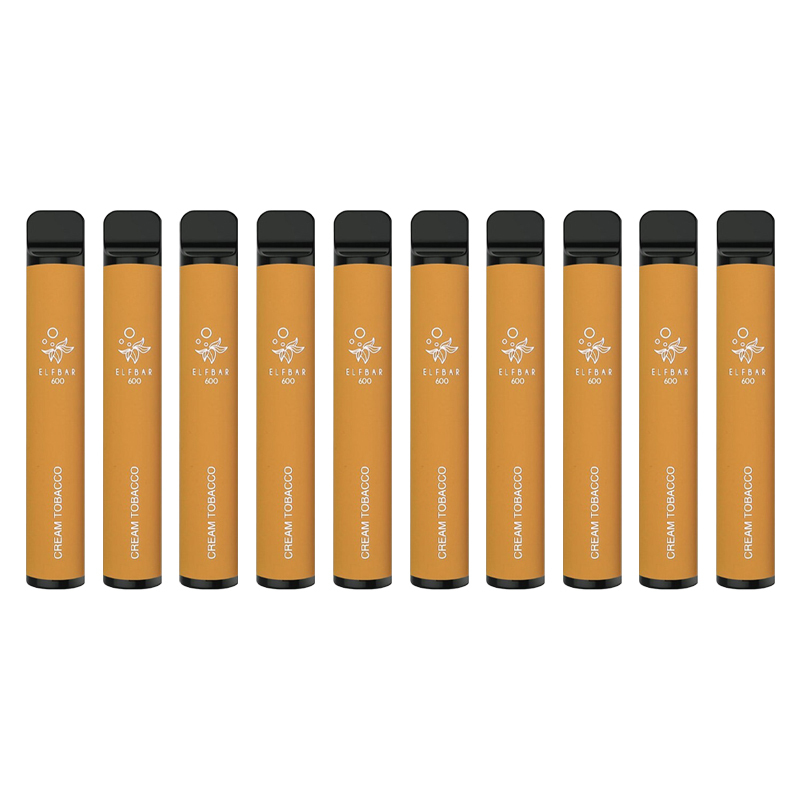 Elf Bar Cream Tobacco Bundle (10 Pack) Health and Care