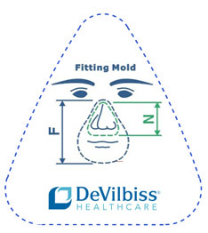 Devilbiss D100 Nasal Mask