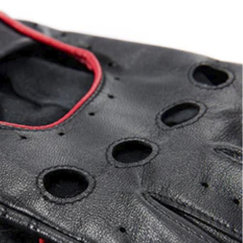 Dents Men's Berry Trim Leather Gloves Health and Care