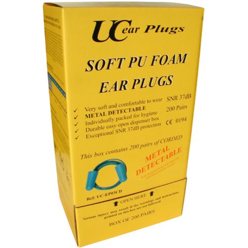 Detectable Soft PU Earplug Dispenser Box Health and Care