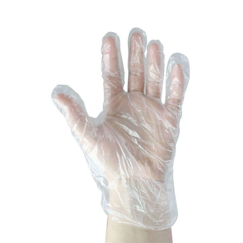 disposable polythene gloves