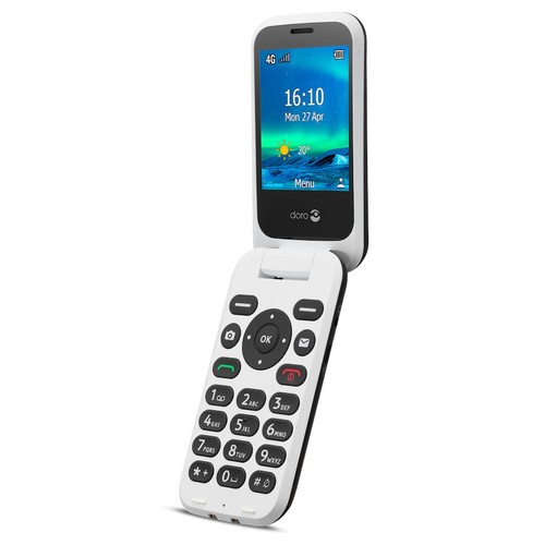 Doro Loud and Clear Flip Phone for Seniors Health and Care