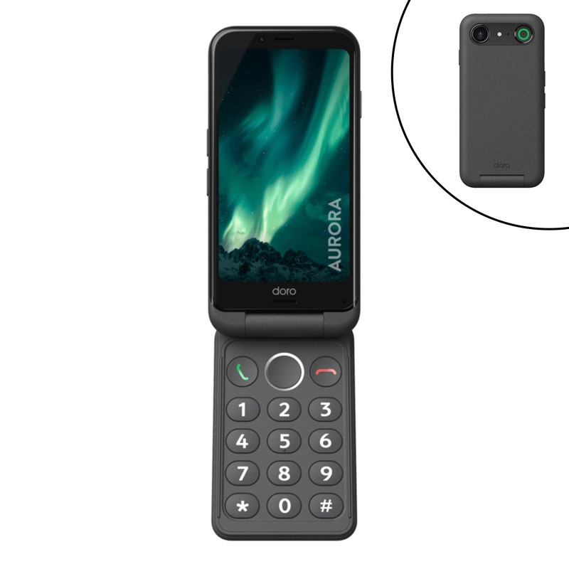 Doro Aurora A20 SOS Mobile Phone Graphite | Health and Care