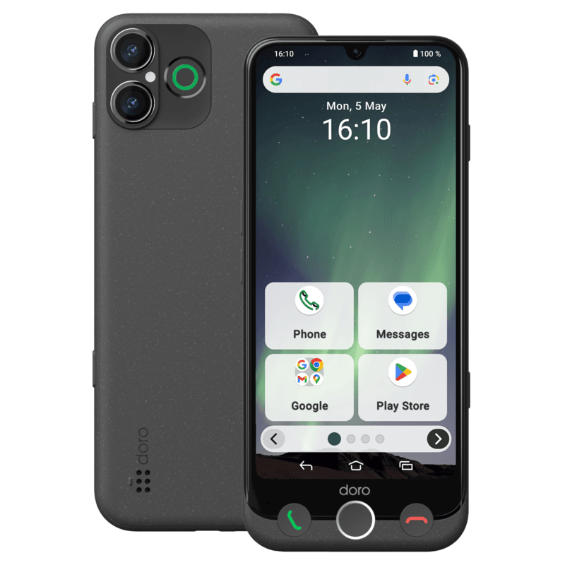 Doro Aurora A30 SOS Smartphone (Graphite) | Health and Care