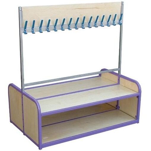 DoubleSided Coat Rack and Storage Bench Health and Care