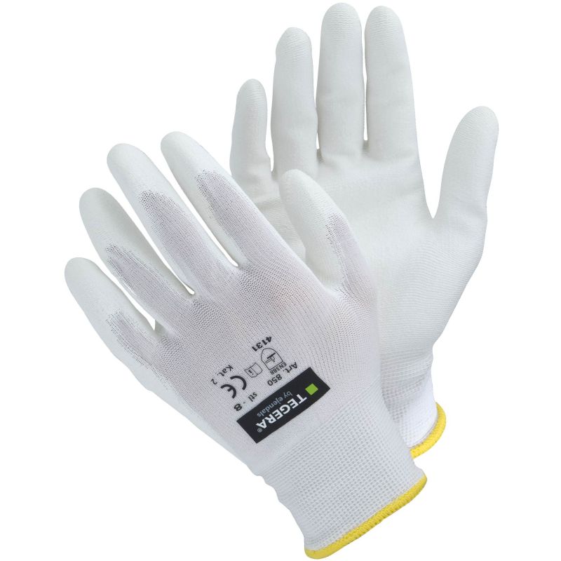 Ejendals Tegera 873 Guanti Da Lavoro Sintetici - Taglia 10, Palmo Rivestito, Nitrile, 1 Paio