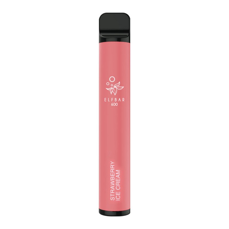 Elf Bar 600 Strawberry Ice Cream Vape Pen Health and Care