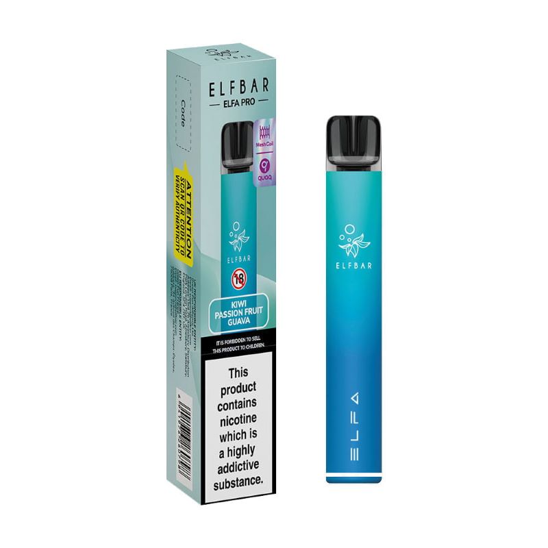 Elf Bar ELFA PRO E-Cigarette Kit Blue/Kiwi | Health and Care