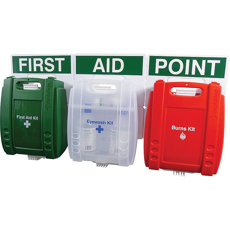 First Aid, Eyewash and Burns Point (Medium) Health and Care