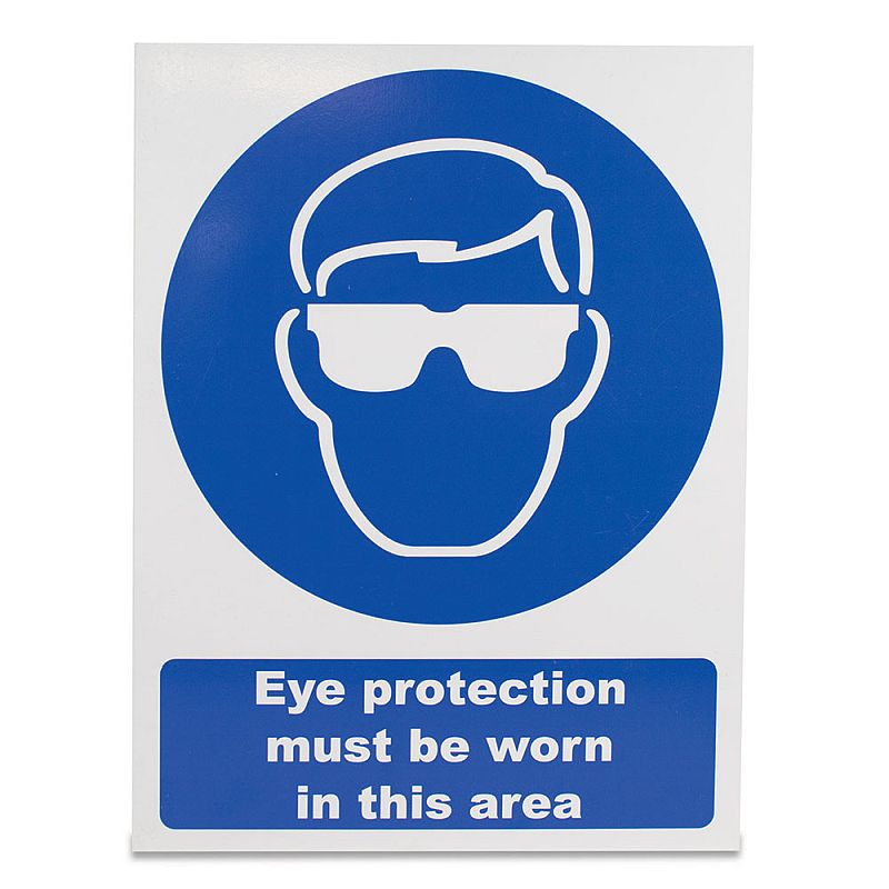 Brady 122839 Eye Protection Sign 
