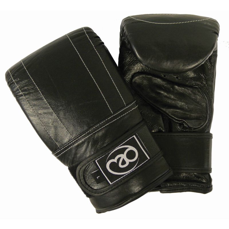 FitnessMad Leather Pro Bag Mitts Health and Care