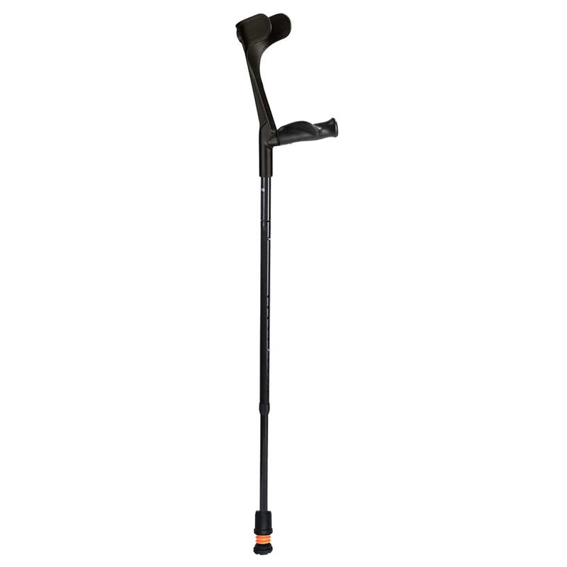 Flexyfoot Comfort Grip Black Folding Crutch Health and Care