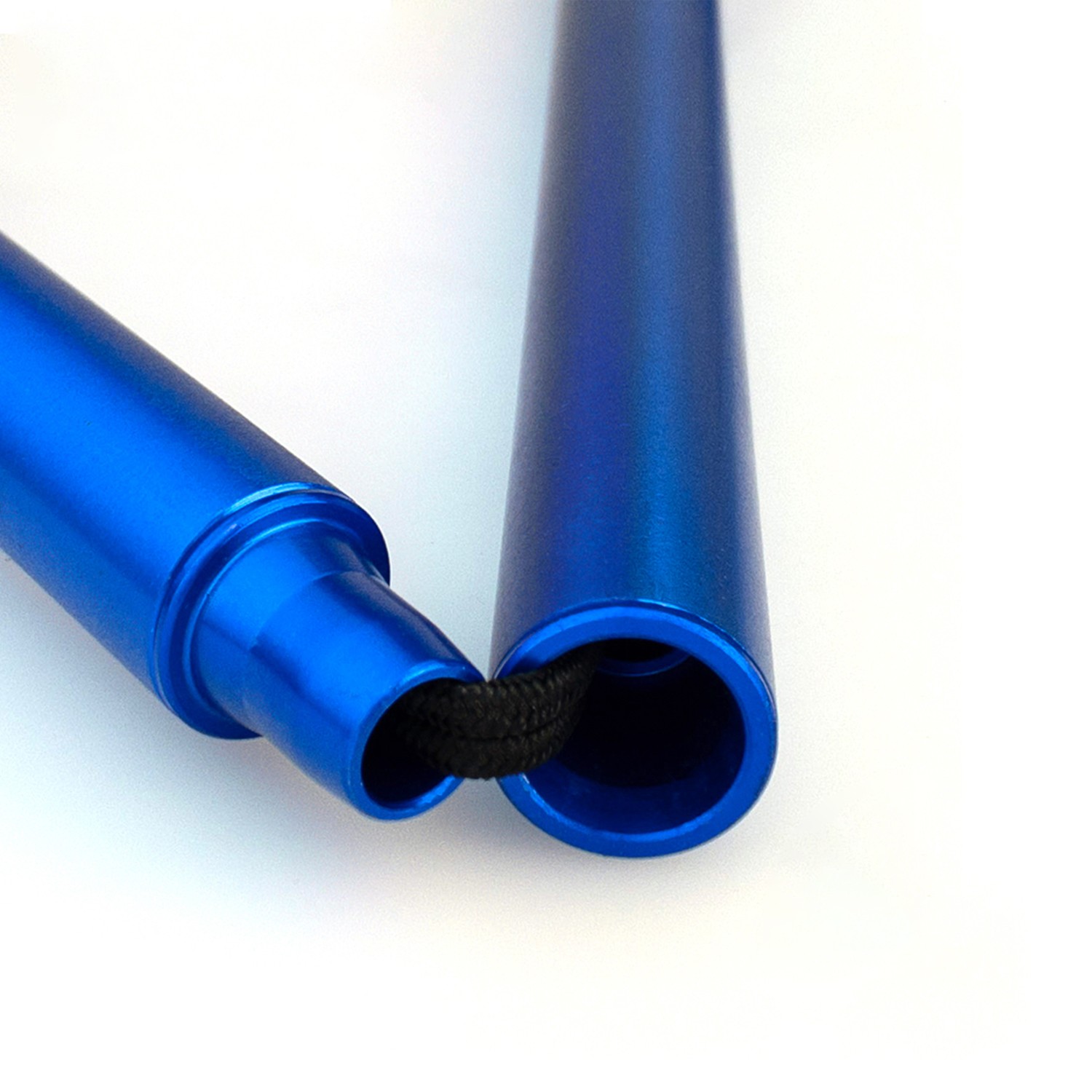 Flexyfoot Soft Derby Handle Blue Folding Walking Stick Joints