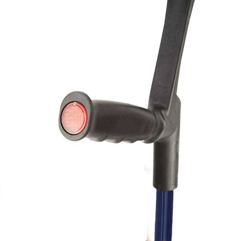 Flexyfoot Standard Soft Grip Handle Open Blue Cuff Crutch