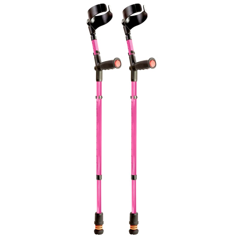 Flexyfoot Soft Grip Folding Crutch (Pair) Health and Care