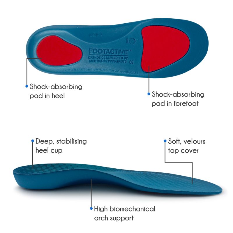 FootActive Plantar Fasciitis Shoe Insoles Health and Care