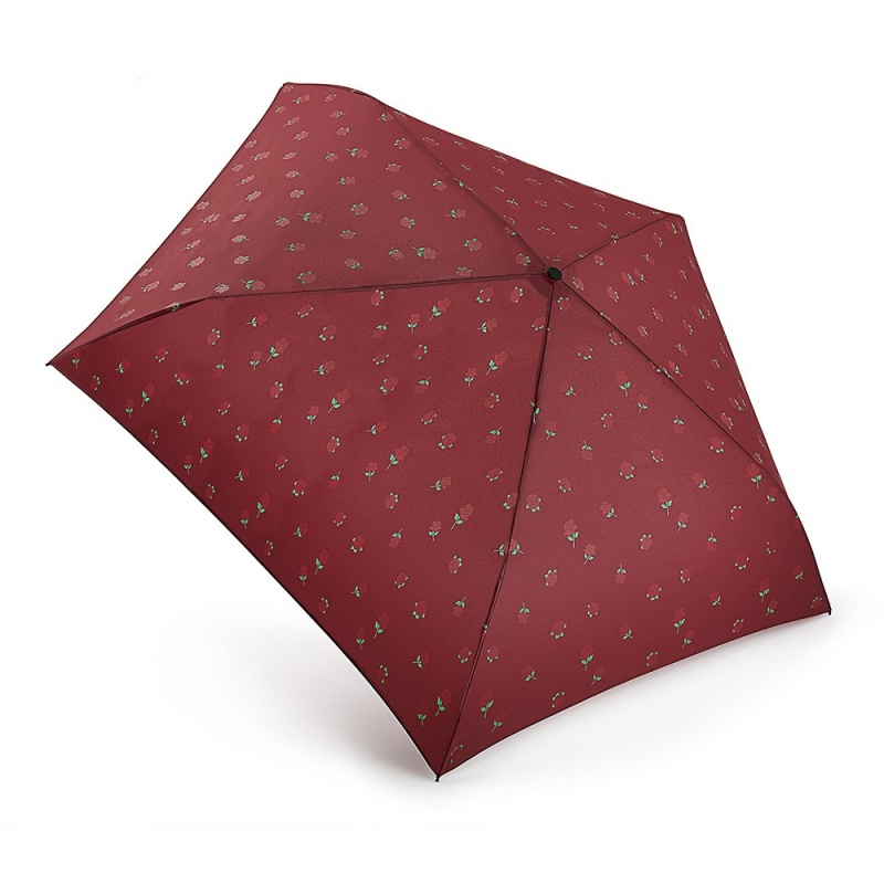 Fulton Aerolite Lightweight Compact Umbrella for Women (Rose Bud)