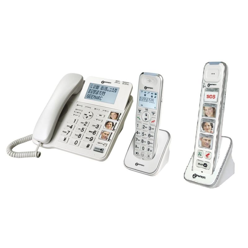 Geemarc AmpliDECT 295 Amplified Telephones Senior Pack Health and Care