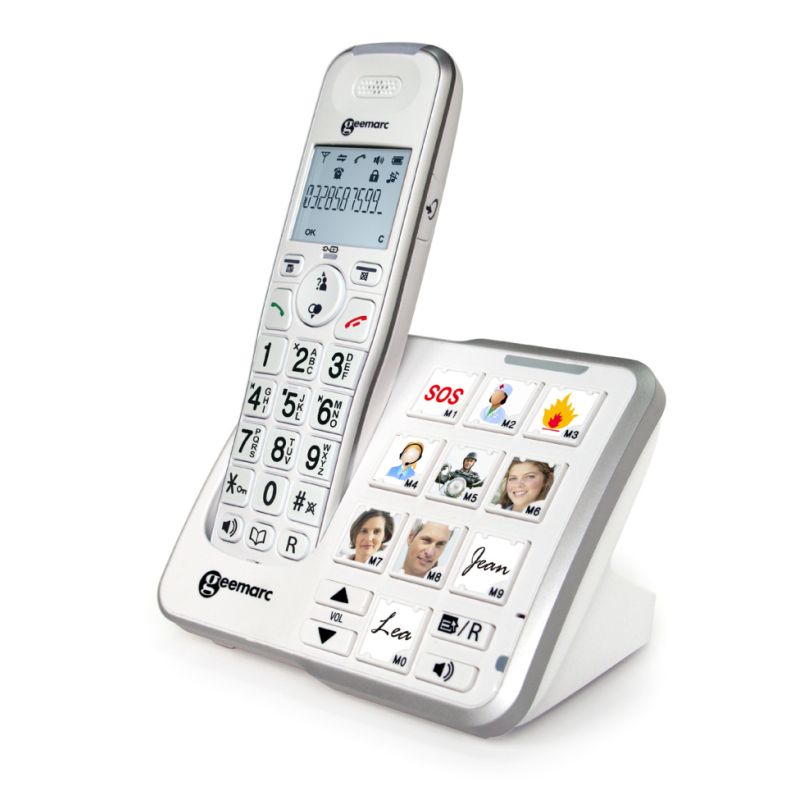 Geemarc AmpliDECT 295 Photo Amplified Cordless Telephone with Answering