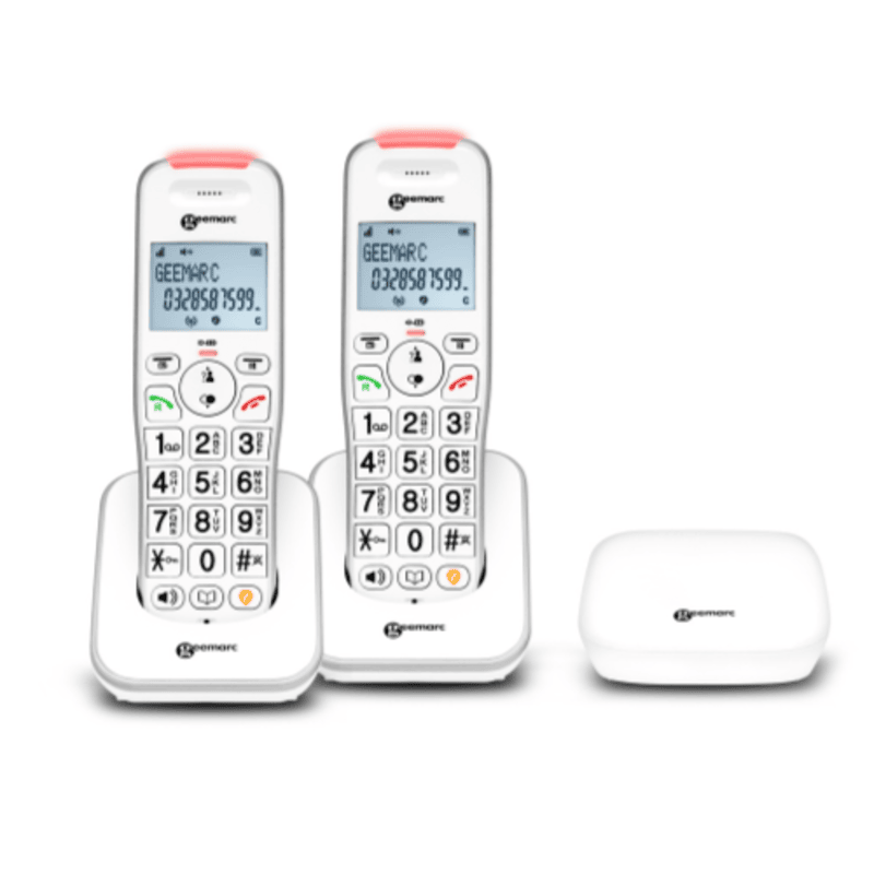 Geemarc Liberty 200 Cordless Phones & Base | Health and Care