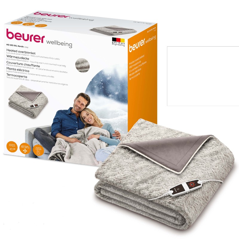 Beurer XXL Cosy Nordic Heated Blanket Health and Care