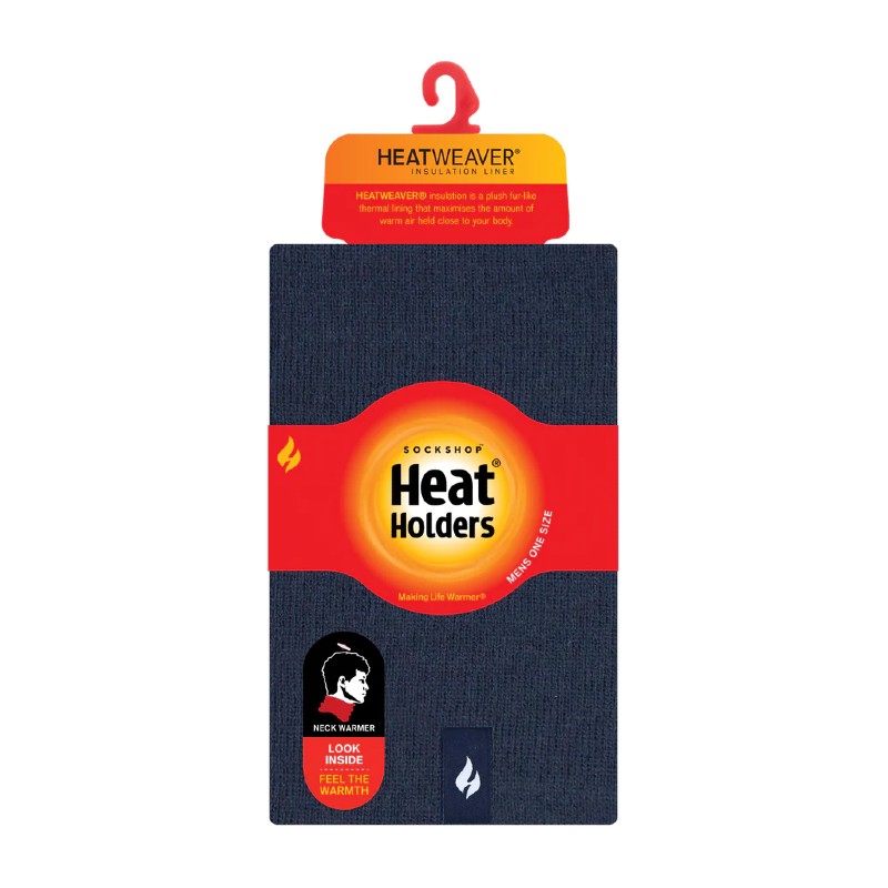 Heat Holders Men's Navy Thermal Neck Warmer Health and Care