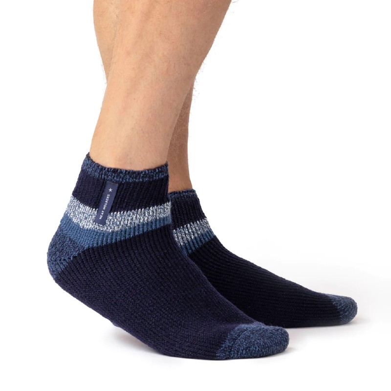 Heat Holders Home Men's Ankle Socks (Navy) Health and Care