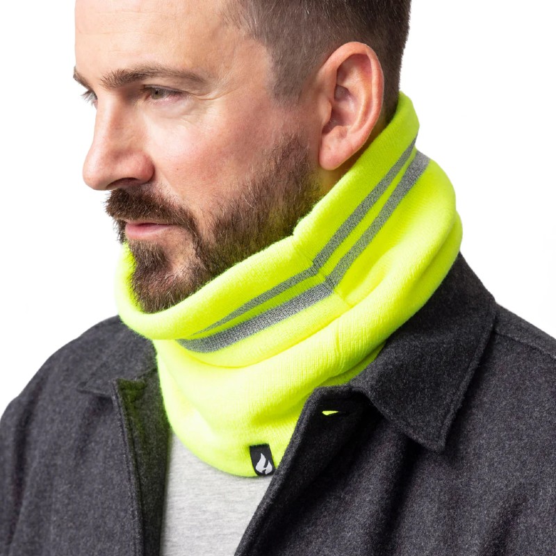 Heat Holders HiVis Yellow Neck Warmer Health and Care