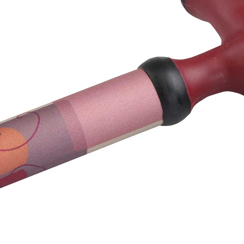 Modern Maroon Soft Ergo-Handle Stick | Health and Care