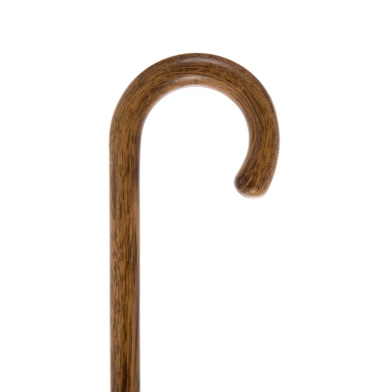 Hickory Crook Handle Walking Stick Health and Care