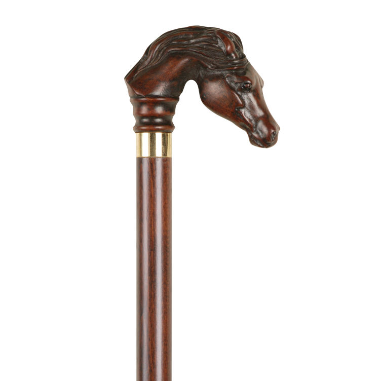 Horse's Head Collectors' Walking Stick Health and Care