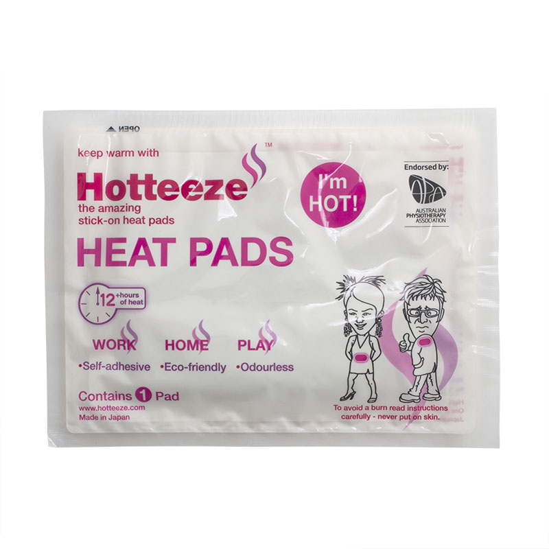 Hotteeze SelfAdhesive Heat Pad Health and Care