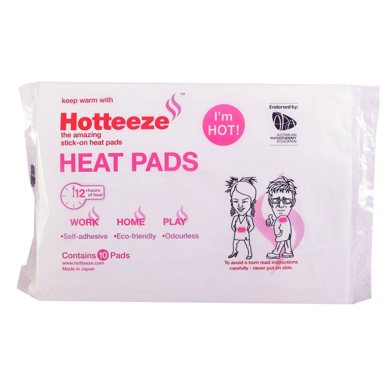 Hotteeze SelfAdhesive Heat Pad (Pack of 10) Health and Care