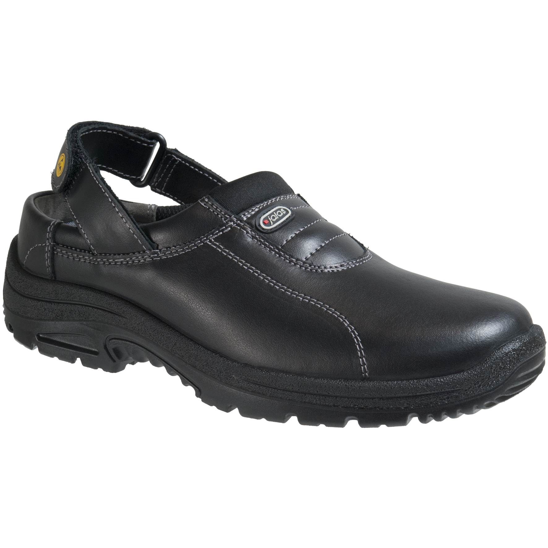 Jalas 5002 Menu Black Leather Work Sandals | Health and Care