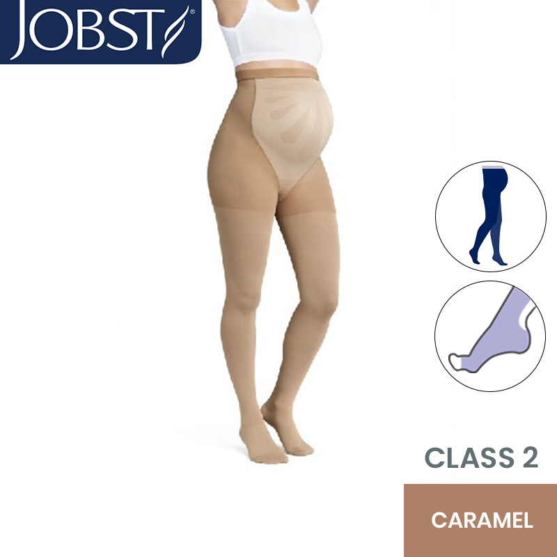 JOBST Opaque CC2 Caramel Maternity Stockings Health and Care
