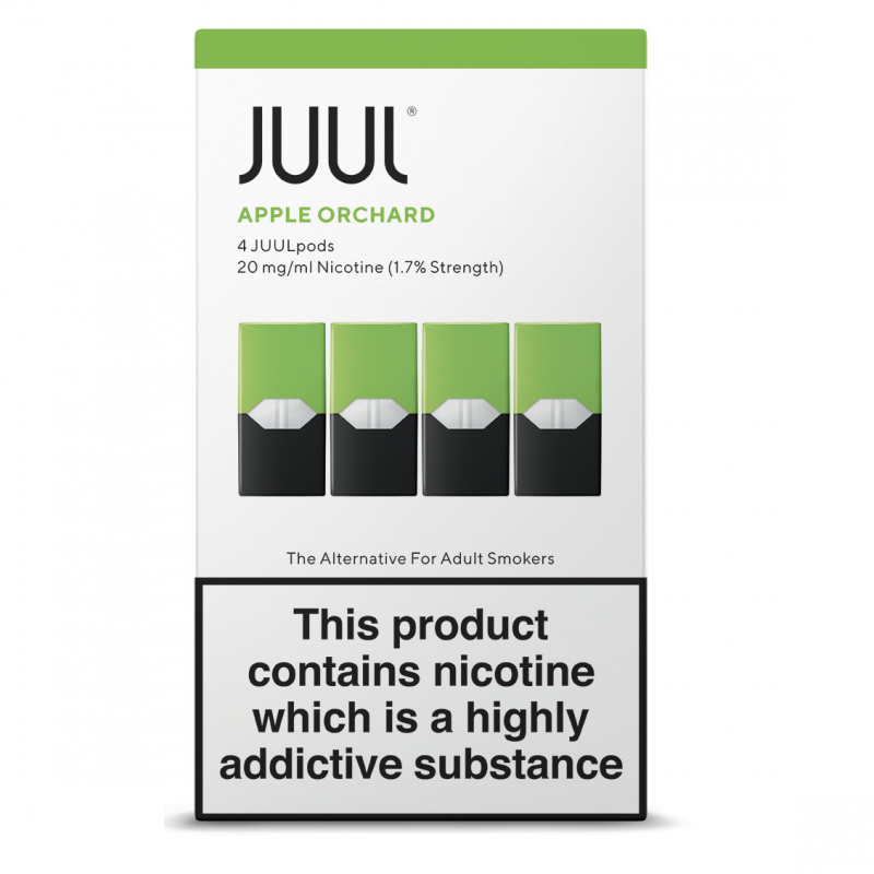 JUUL Apple Orchard JUUL Pods (Pack of 4 Refill Cartridges) Sports Supports Mobility