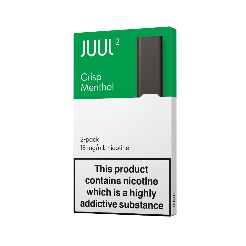 JUUL2 Crisp Menthol JUUL Pods 18mg (2PCK) Health and Care