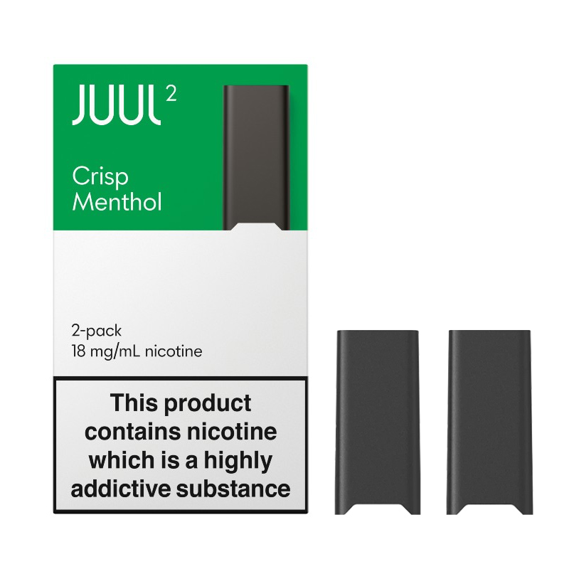 JUUL2 Crisp Menthol JUUL Pods 18mg (2PCK) Health and Care