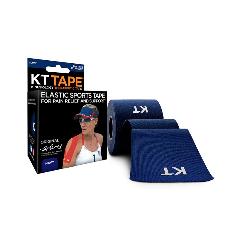 KT Tape Original 10Inch Precut (Navy) Health and Care
