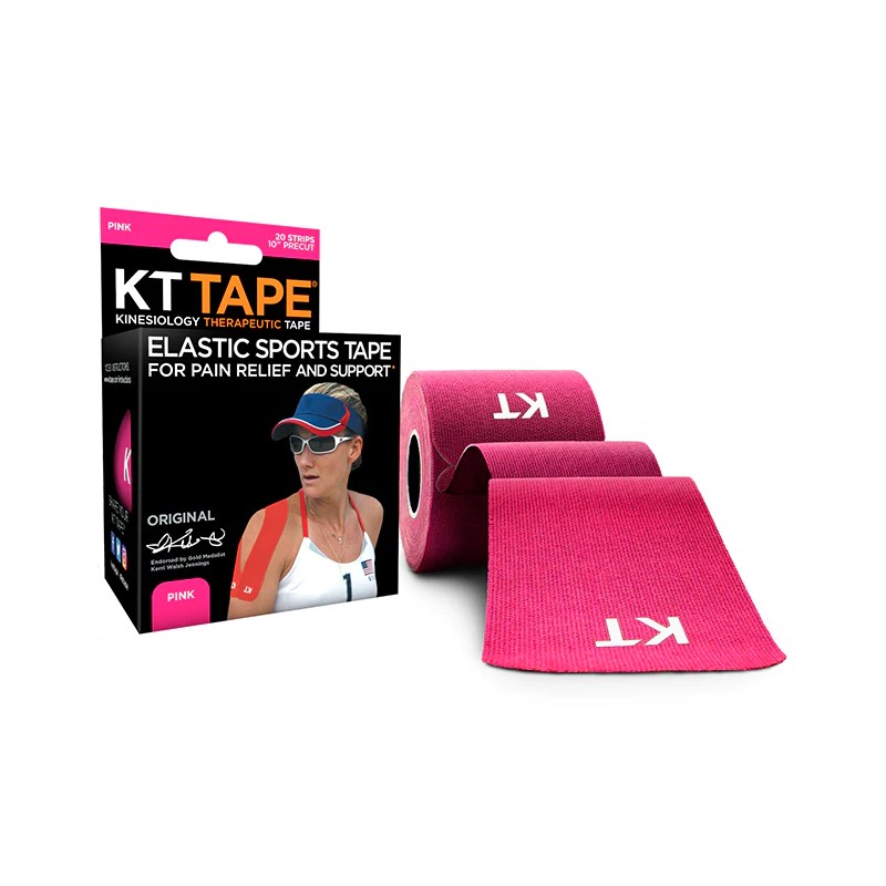 KT Tape Original 10Inch Precut (Pink) Health and Care