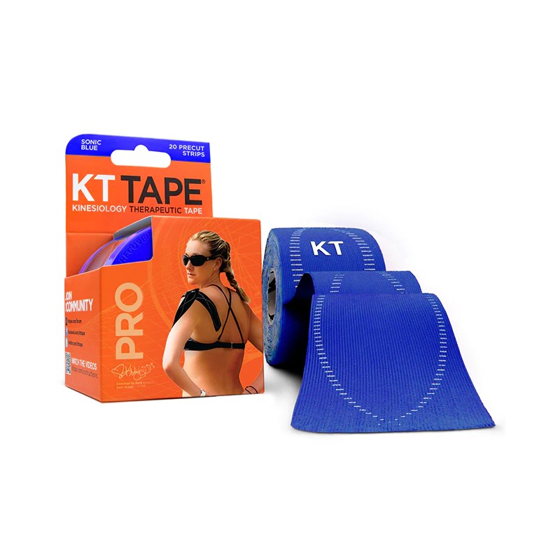 KT Tape Pro 10Inch Precut Tape (Sonic Blue) Health and Care
